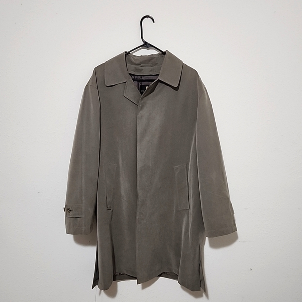 Bill Blass black label tan Trench coat.
